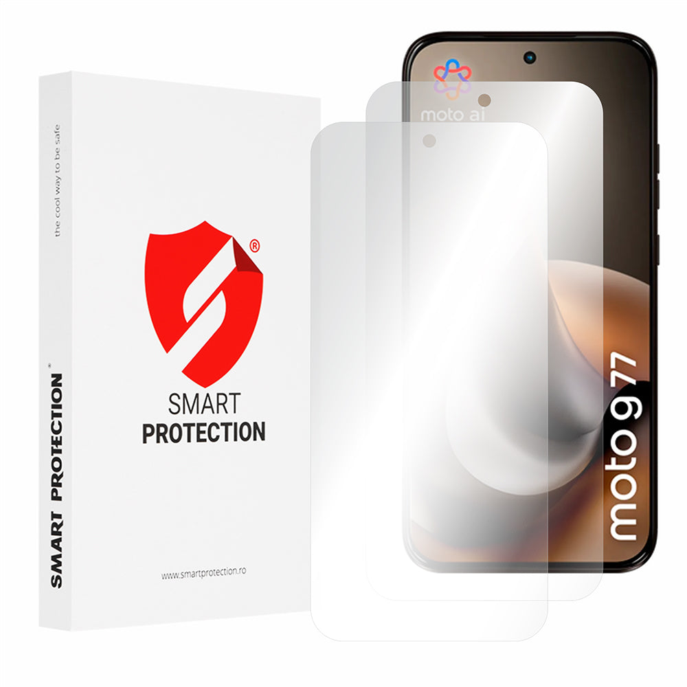 Schutzfolie Smart Protection Premium Classic für Motorola Moto G77, Kunststoff, Set mit 2 Stück