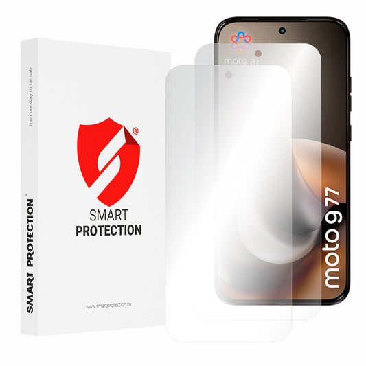 Schutzfolie Smart Protection Premium Classic für Motorola Moto G77, Kunststoff, Set mit 2 Stück