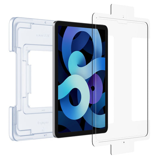 Schutzfolie Spigen GlastR EZ FIT für Apple iPad Air (2022) / Pro 11 (2021) / Air (2020), Gehärtetes Glas, Vollverklebung AGL02065