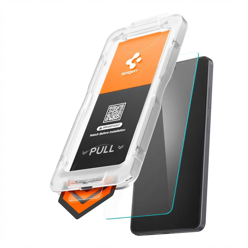 Schutzfolie Spigen GlastR EZ FIT Pro HD für Samsung Galaxy S26 Plus S947, Gehärtetes Glas, Vollkleber AGL11086