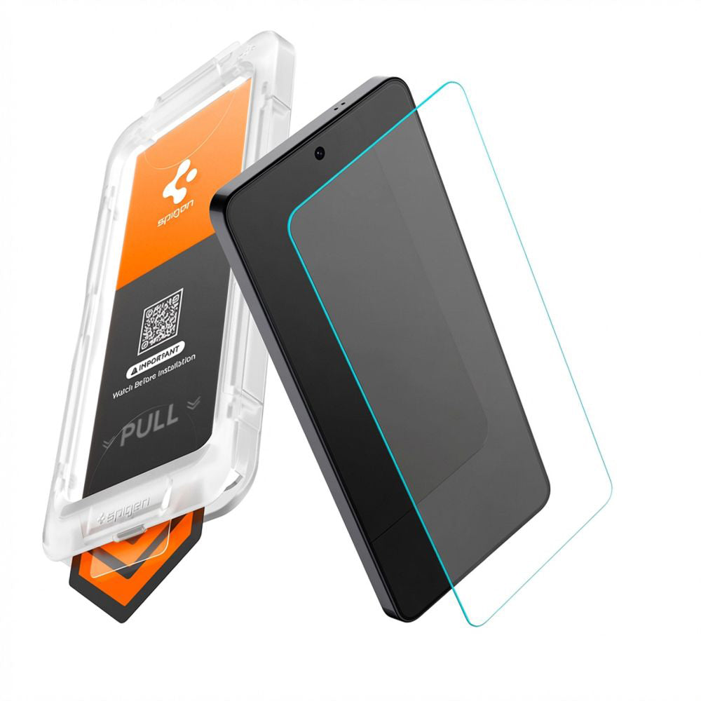 Schutzfolie Spigen GlastR EZ FIT Pro HD für Samsung Galaxy S26 Plus S947, Gehärtetes Glas, Vollkleber AGL11086