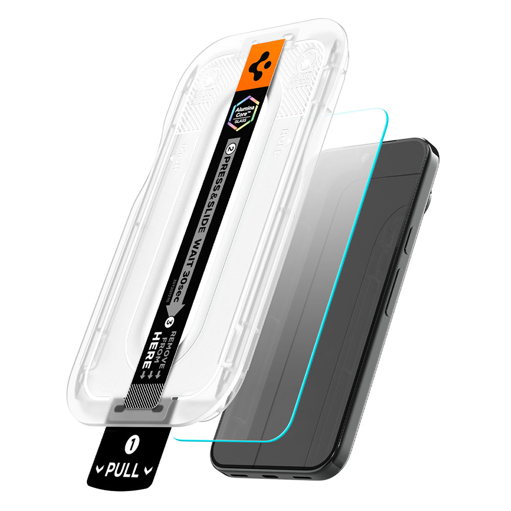 Spigen GlastR EZ FIT Pro Displayschutzfolie für Google Pixel 11 Pro / 11, gehärtetes Glas, Full Glue, 2er Set AGL11480