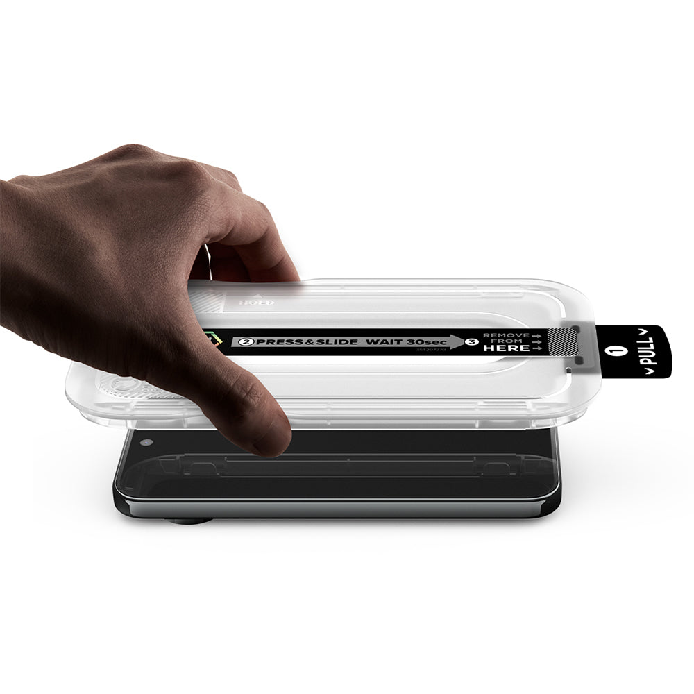 Spigen GlastR EZ FIT Pro Displayschutzfolie für Google Pixel 11 Pro / 11, gehärtetes Glas, Full Glue, 2er Set AGL11480