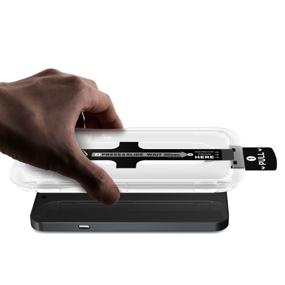 Spigen GlastR EZ FIT Pro Displayschutzfolie für Nothing Phone (4a) Pro, gehärtetes Glas, Full Glue, 2er Set AGL11681