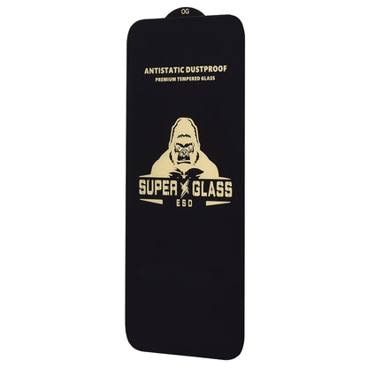 Techsuit Displayschutzfolie für Honor 600 Smart, gehärtetes Glas, Full Glue, schwarz