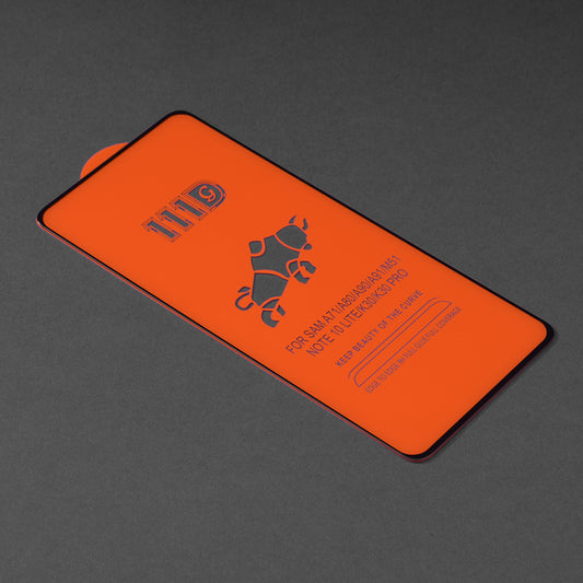 Techsuit Displayschutzfolie für Huawei P smart 2021, gehärtetes Glas, Full Glue, 111D, Schwarz