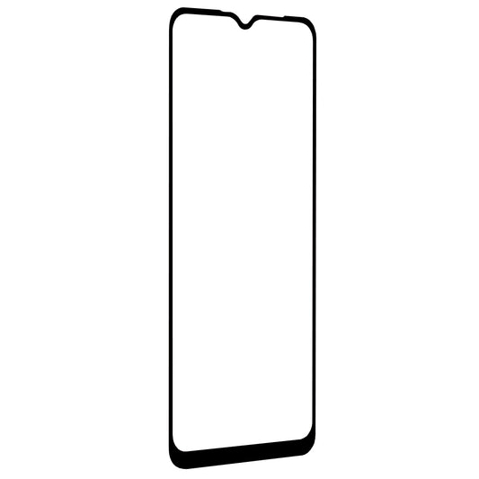 Techsuit Displayschutzfolie für Oppo A16s / A54s / A16 / A15s / A15, gehärtetes Glas, Full Glue, 111D, Schwarz