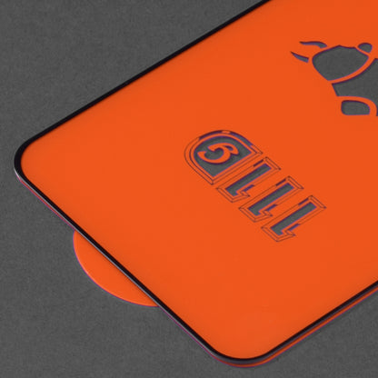 Techsuit Displayschutzfolie für Oppo Reno6 5G, gehärtetes Glas, Full Glue, 111D, Schwarz