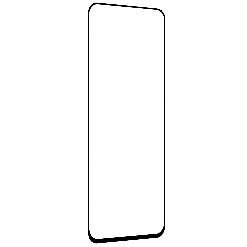Techsuit Displayschutzfolie für Oppo Reno6 5G, gehärtetes Glas, Full Glue, 111D, Schwarz