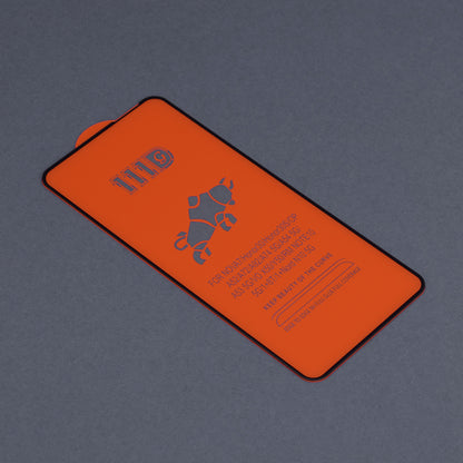 Techsuit Displayschutzfolie für Realme GT Neo 3T / GT2 / GT Neo2, gehärtetes Glas, Full Glue, 111D, Schwarz
