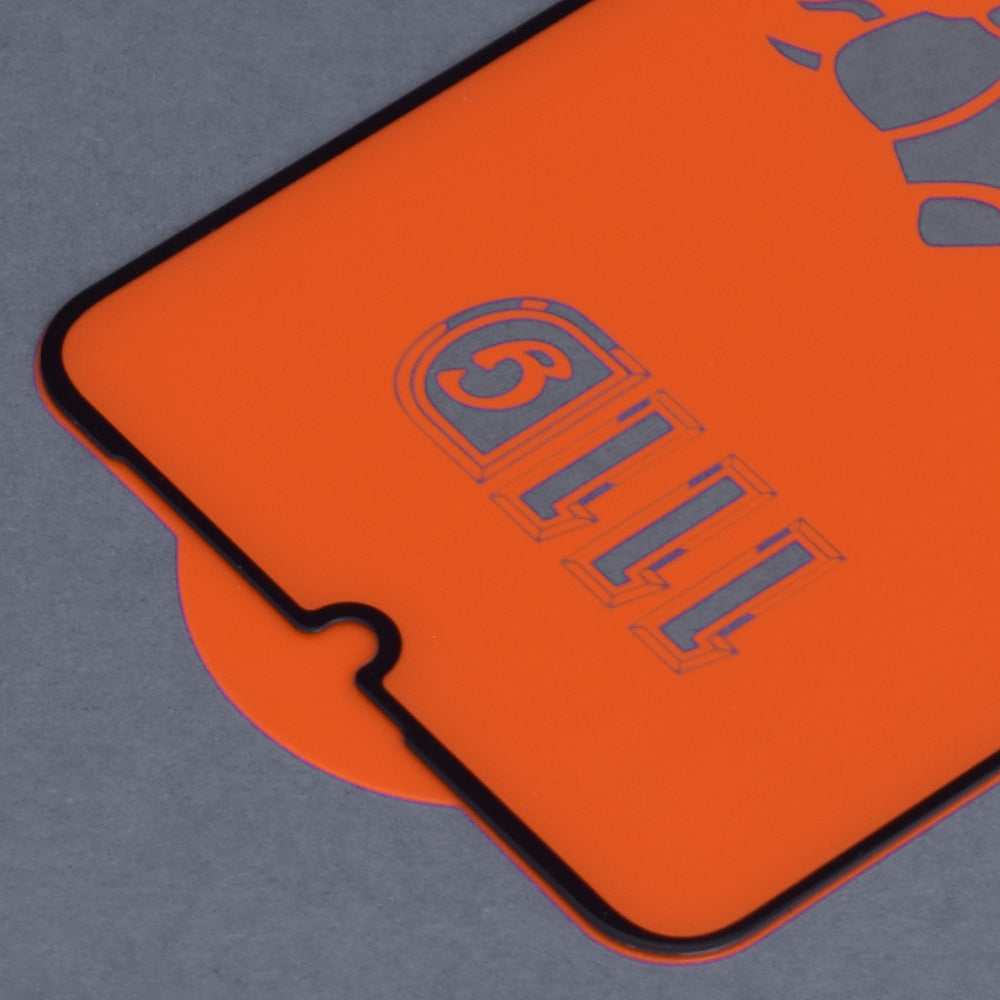 Techsuit Displayschutzfolie für Realme Note 50 / C51, gehärtetes Glas, Full Glue, 111D, Schwarz