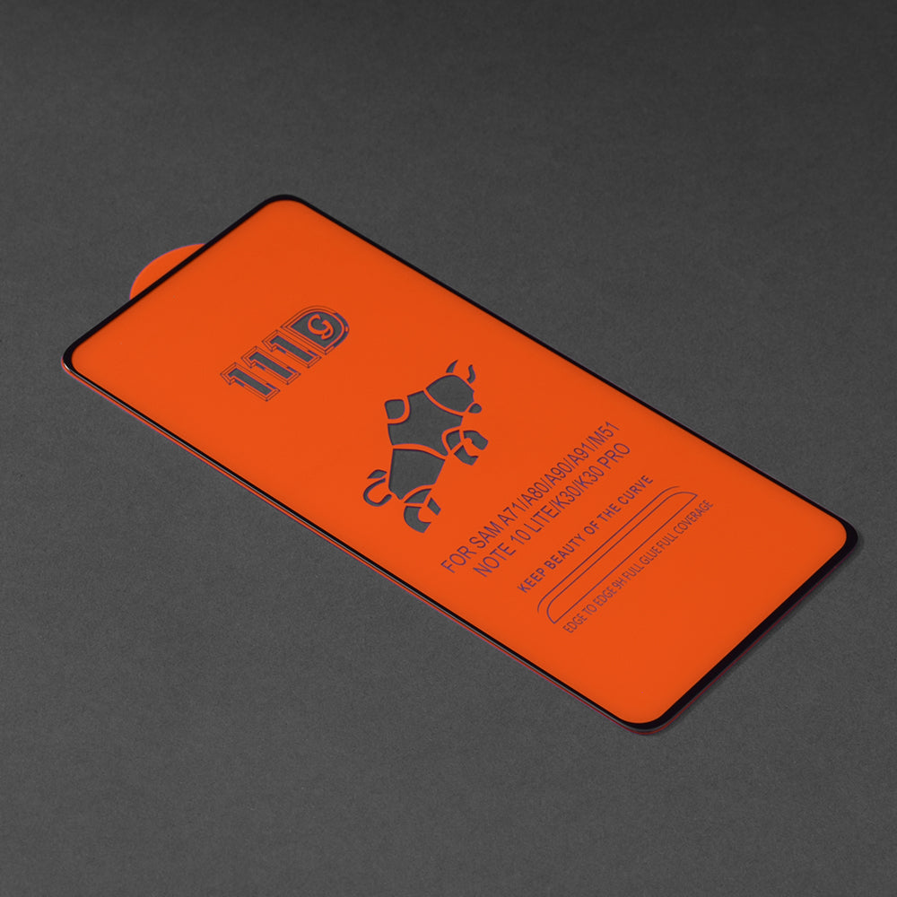 Techsuit Displayschutzfolie für Xiaomi 12T / 12T Pro, gehärtetes Glas, Full Glue, 111D, Schwarz