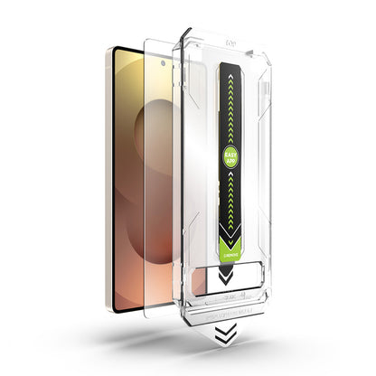Techsuit TitanGlass CrystalHD Displayschutzfolie für Samsung Galaxy S25 Ultra S938, Sicherheitsglas, Vollflächig verklebt