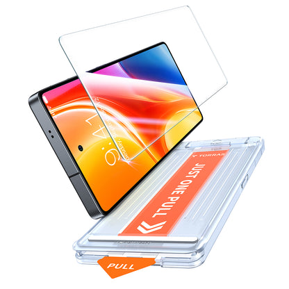 Torras GlassGo Install Master Displayschutzfolie für Samsung Galaxy S25 Ultra S938, gehärtetes Glas, Full Glue