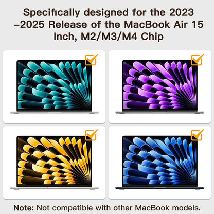 Mattfolie Anti-Blau-Licht Techsuit VisionProX für Apple MacBook Air M3 15 Zoll (2024) / Air M2 15 Zoll (2023), Kunststoff