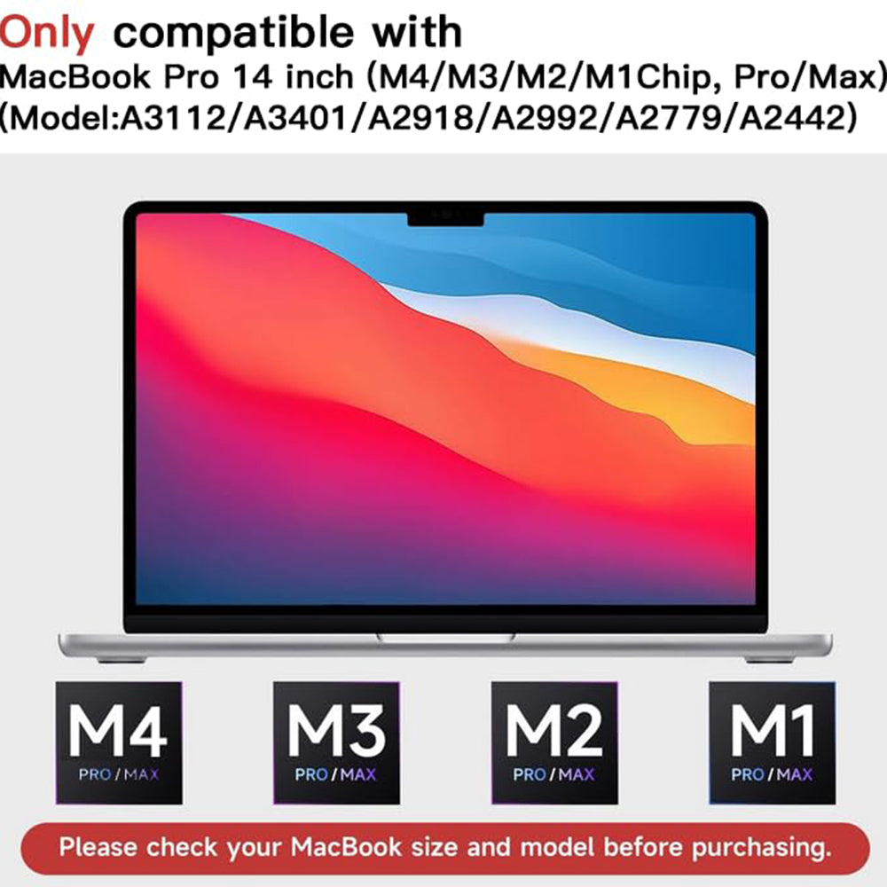 Mattfolie Anti-Blau-Licht Techsuit VisionProX für Apple MacBook Pro 14 Zoll (2024), Kunststoff