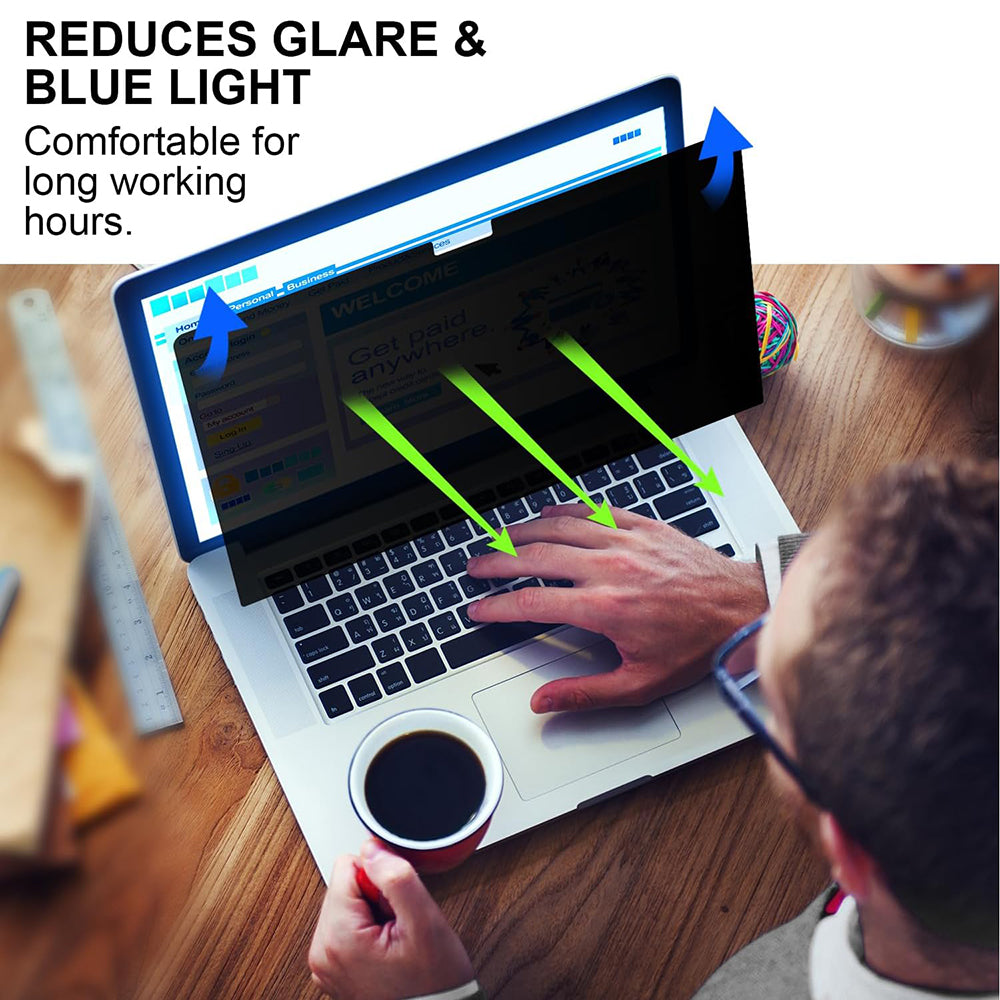 Bildschirmschutzfolie Privacy Techsuit VisionProX Magnetic für Apple MacBook Pro 16 Zoll (2024), Kunststoff