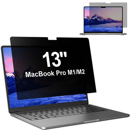 Bildschirmschutzfolie Privacy Techsuit VisionProX für Apple MacBook Pro 13inch (2022) / (2020) / (2019) / (2018) / (2016), Kunststoff