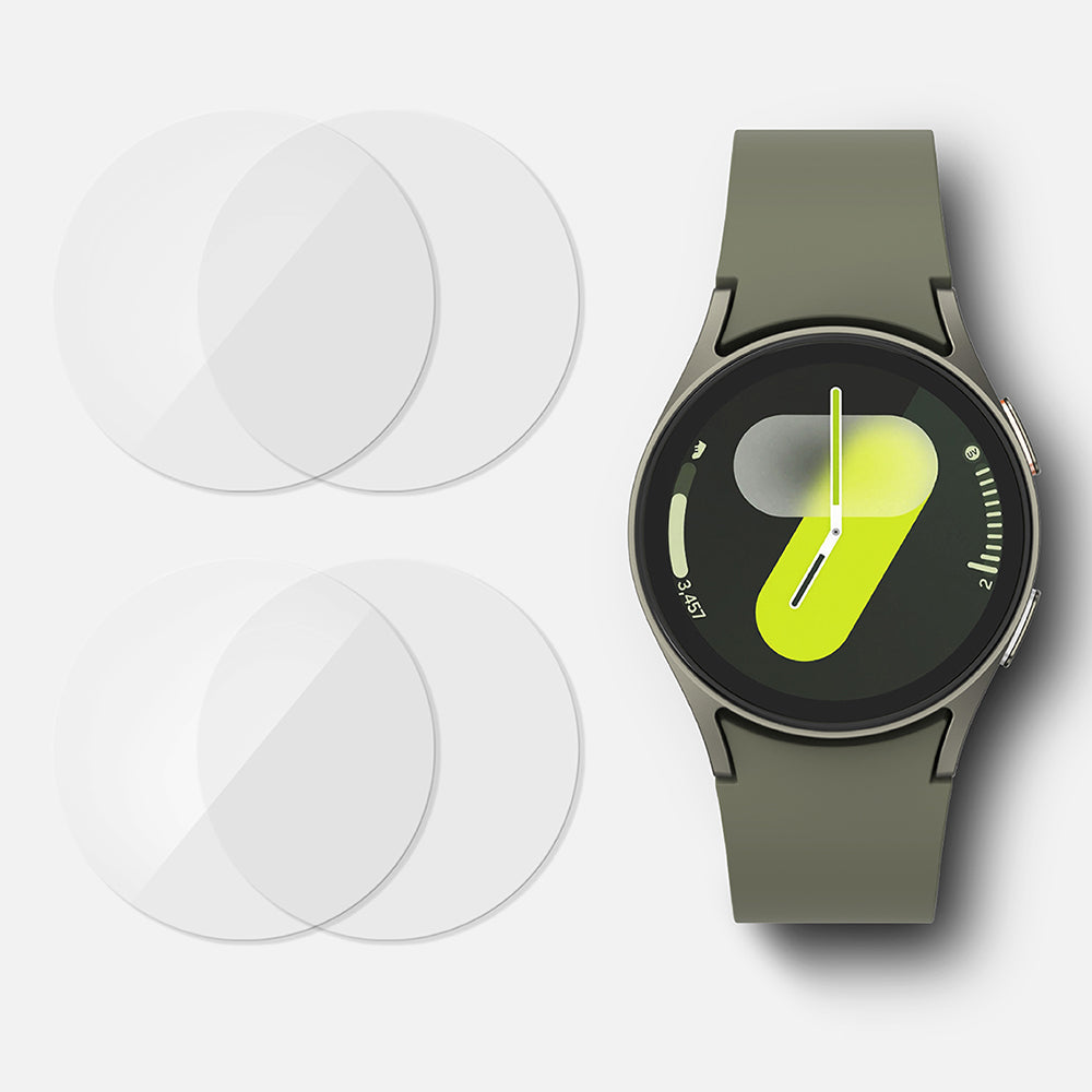Ringke R4 Schutzfolie für Samsung Galaxy Watch7 40mm, 4er Set, Gehärtetes Glas