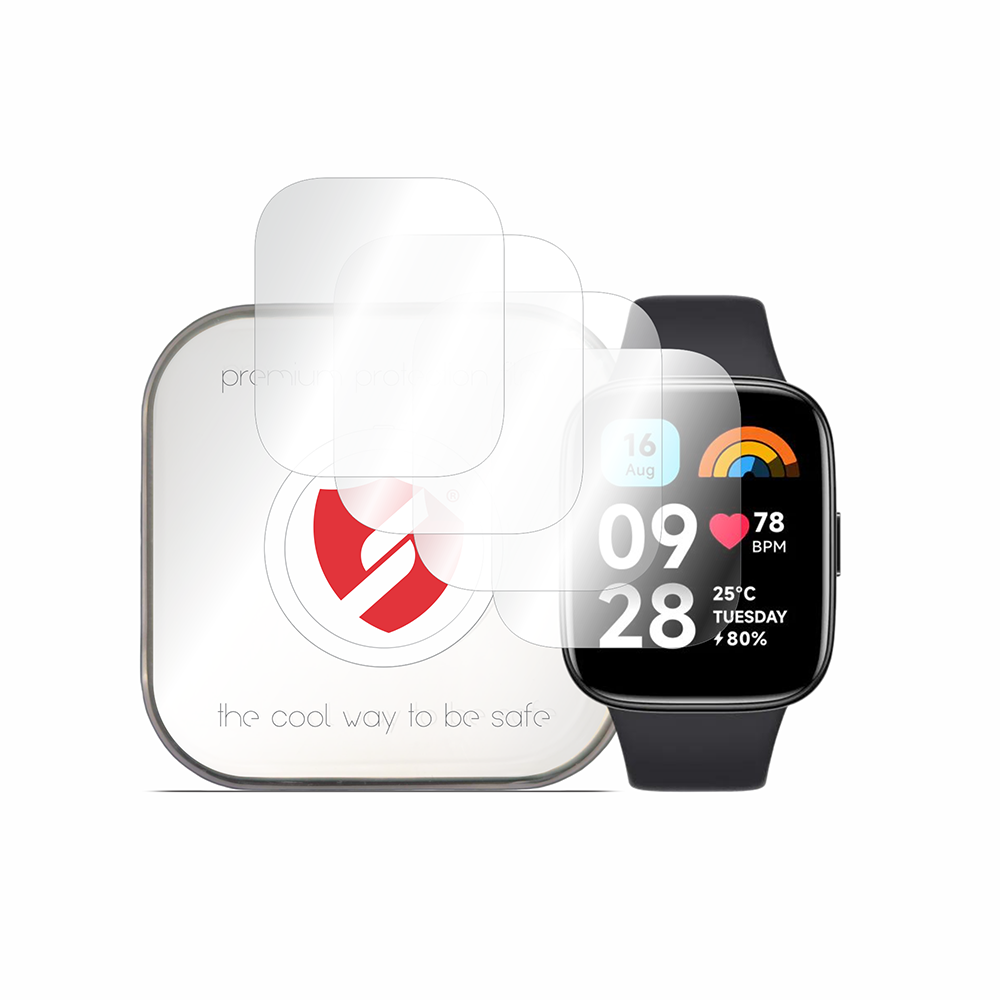 Smart Protection Premium Classic Schutzfolie für Apple Watch 41mm / 40mm Series, 4 Stück Set, Kunststoff