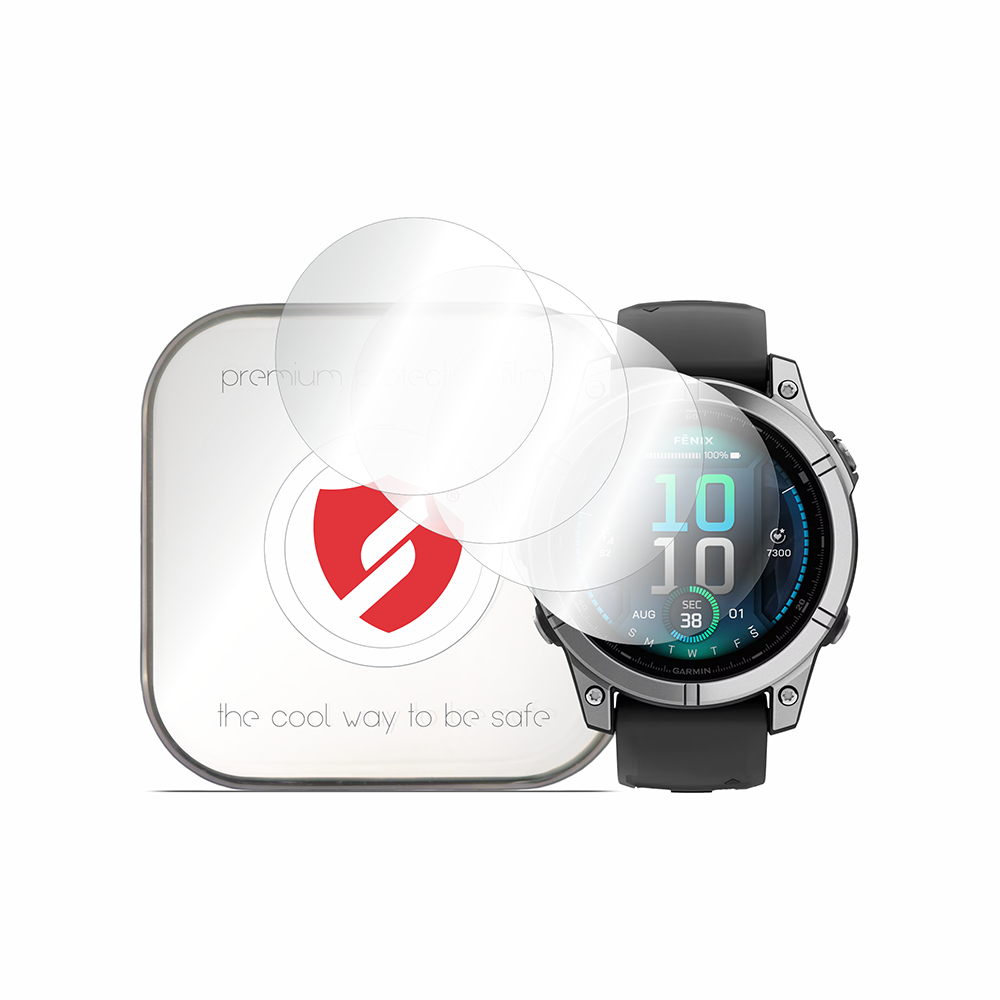Smart Protection Premium Classic Schutzfolie für Garmin Fenix E, 4 Stück Set, Kunststoff