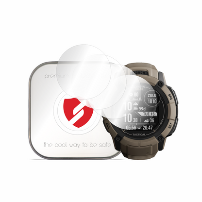 Smart Protection Premium Classic Schutzfolie für Garmin Instinct 2X Solar, 4 Stück Set, Kunststoff