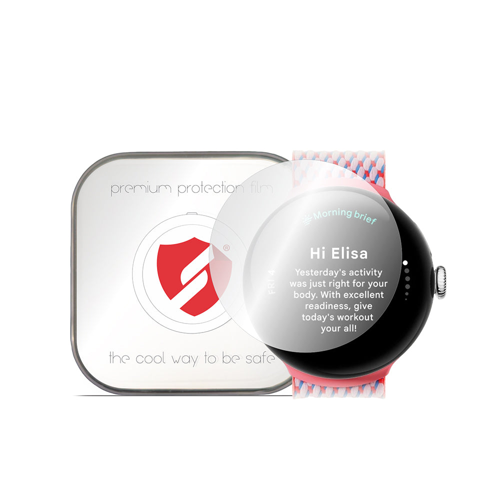 Smart Protection Premium Classic Schutzfolie für Google Pixel Watch 4 41mm, Set mit 4 Stück, Kunststoff
