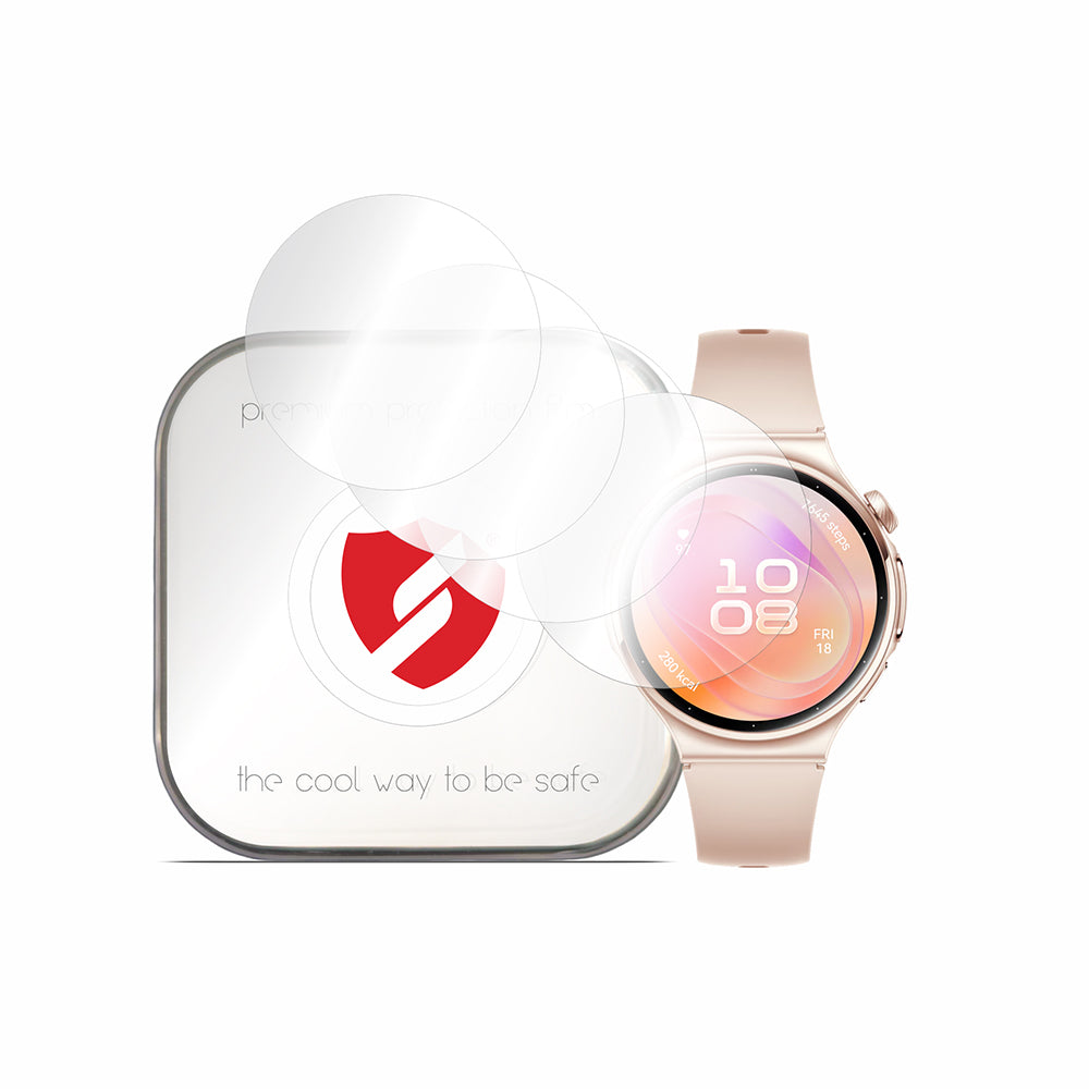 Smart Protection Premium Classic Schutzfolie für Huawei Watch 6 42 mm, Kunststoff, 4er-Set