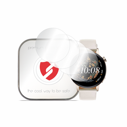 Smart Protection Premium Classic Screen Protector for Huawei Watch GT 3 42mm, Set of 4 pieces, Plastic