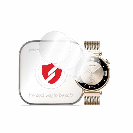 Smart Protection Premium Classic Schutzfolie für Huawei Watch GT 4 41mm, 4 Stück Set, Kunststoff