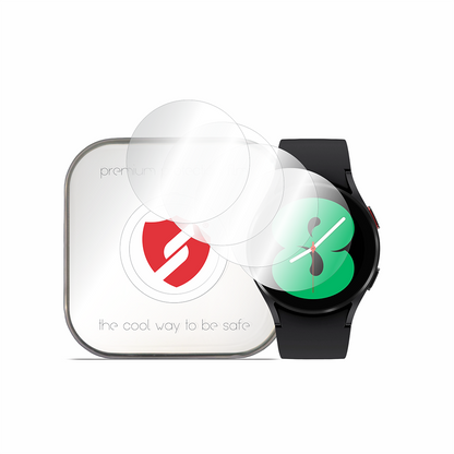Smart Protection Premium Classic Schutzfolie für Samsung Galaxy Watch4 40mm, 4er-Set, Kunststoff
