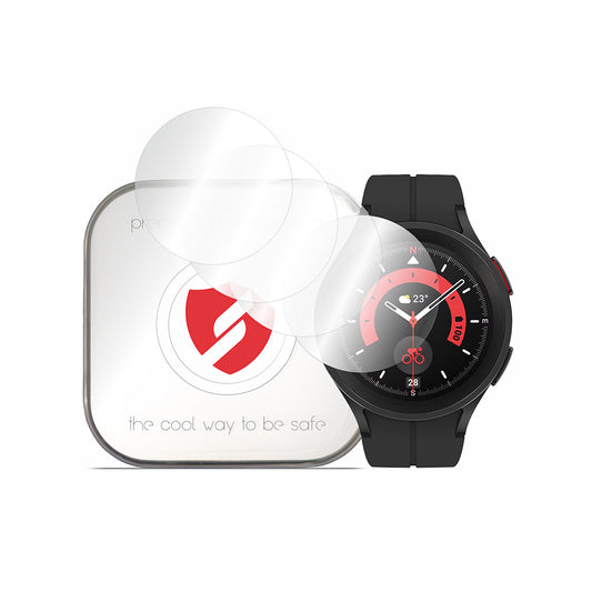 Smart Protection Premium Classic Schutzfolie für Samsung Galaxy Watch5 Pro 45mm, 4er-Set, Kunststoff