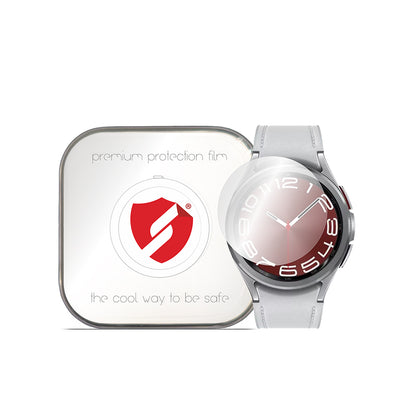 Smart Protection Premium Classic Schutzfolie für Samsung Galaxy Watch6 Classic 47mm, 4er-Set, Kunststoff