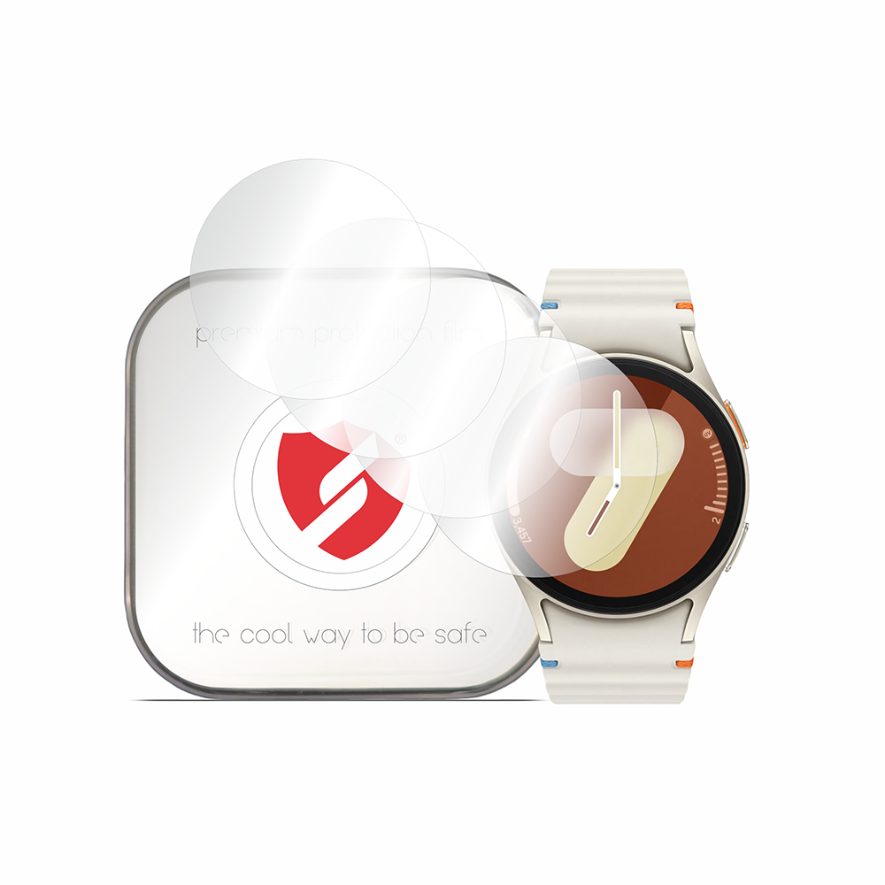 Smart Protection Premium Classic Schutzfolie für Samsung Galaxy Watch7 40mm, 4er-Set, Kunststoff