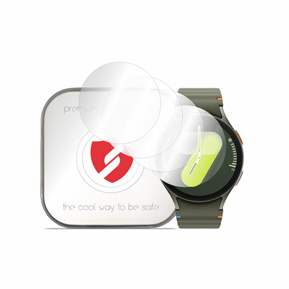 Smart Protection Premium Classic Schutzfolie für Samsung Galaxy Watch7 44mm, 4er-Set, Kunststoff