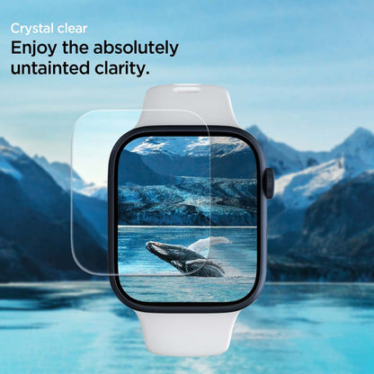 Schutzfolie Spigen Neo Flex für Apple Watch 45mm / 44mm / 42mm Serie, Set 3 Stück, Kunststoff AFL04049