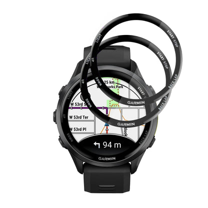 Schutzfolie Techsuit Nano Flex für Garmin Forerunner 570 47mm / 970, Set 2 Stück, Kunststoff, Schwarz