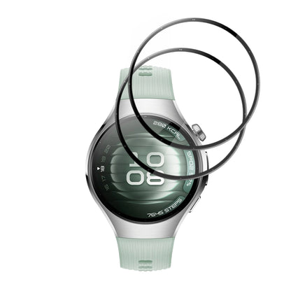 Schutzfolie Techsuit Nano Flex für Huawei Watch 5 42mm, Set 2 Stück, Kunststoff, Schwarz