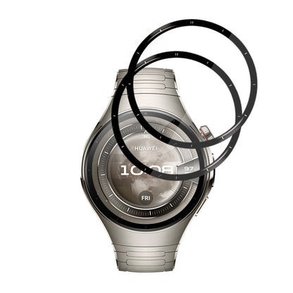 Schutzfolie Techsuit Nano Flex für Huawei Watch 5 46mm, Set 2 Stück, Kunststoff, Schwarz