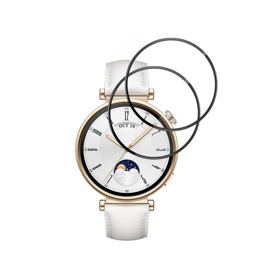 Schutzfolie Techsuit Nano Flex für Huawei Watch GT 4 41mm, Set 2 Stück, Kunststoff, Schwarz