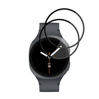 Schutzfolie Techsuit Nano Flex für Samsung Galaxy Watch8 40mm, Set 2 Stück, Kunststoff, Schwarz