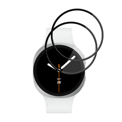 Schutzfolie Techsuit Nano Flex für Samsung Galaxy Watch8 44mm, Set 2 Stück, Kunststoff, Schwarz