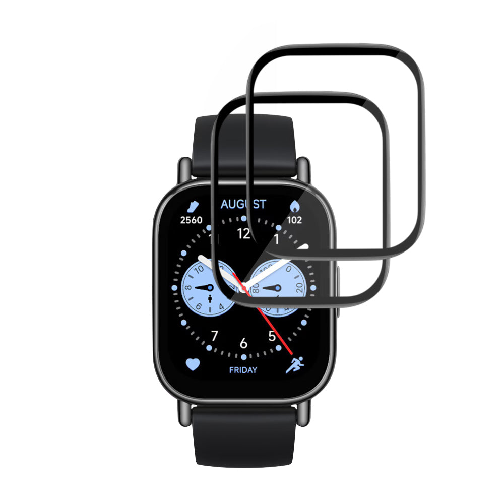 Schutzfolie Techsuit Nano Flex für Xiaomi Redmi Watch 5 Lite, Set 2 Stück, Kunststoff, Schwarz