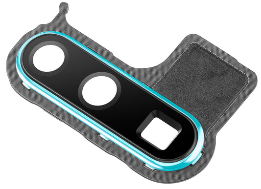 Rückkamera-Glas Huawei P30 Pro, mit Rahmen, Blau
