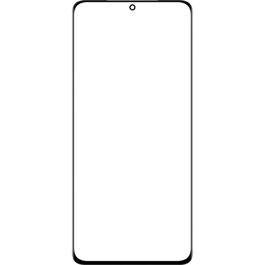 Bildschirmglas + Edge Glue / OCA Forward Guard für Samsung Galaxy S21 Ultra 5G G998, Schwarz