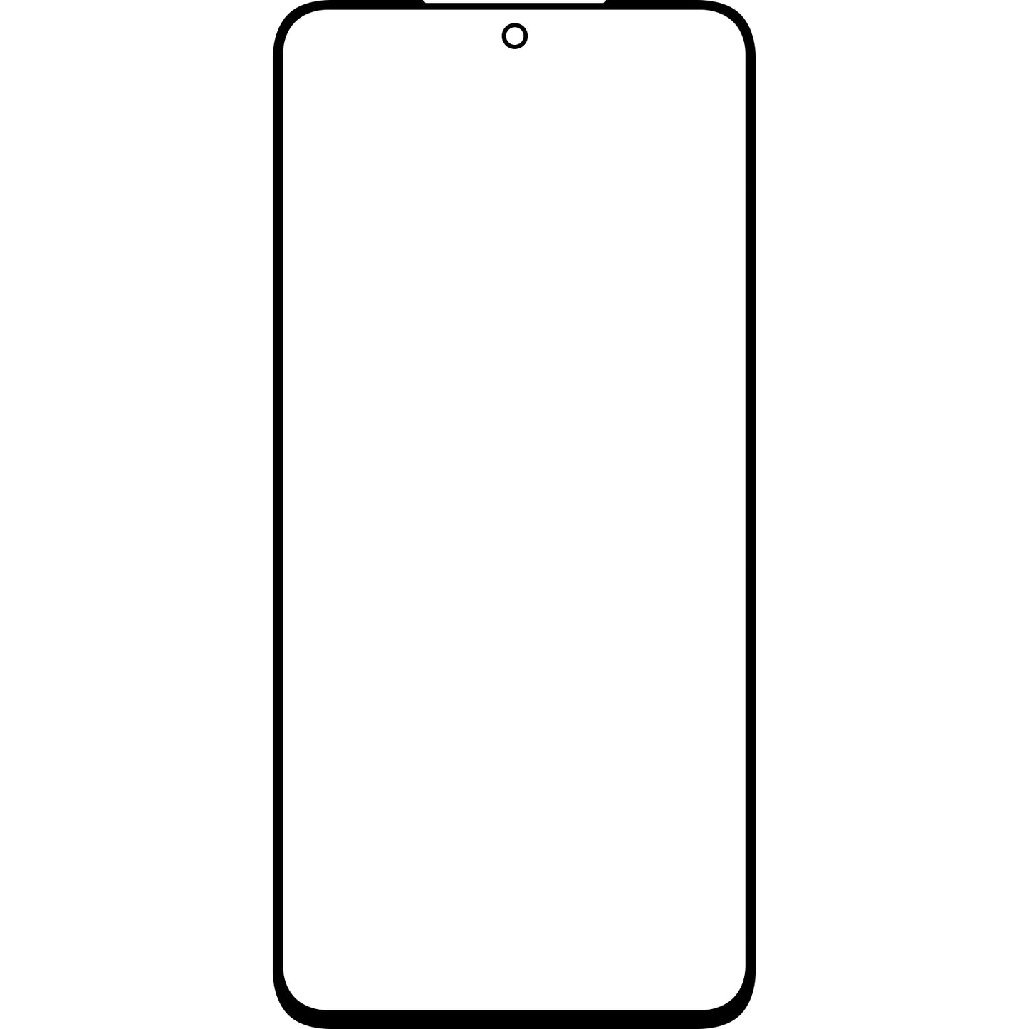 Bildschirmglas + OCA Forward Shield für Samsung Galaxy S21 FE 5G G990, Schwarz