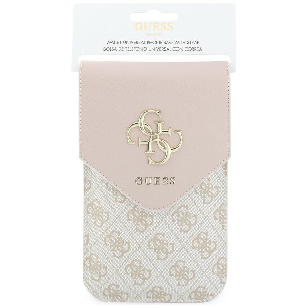 Universelle Handytasche, Guess, 4G Grained Classic Logo, Rosa