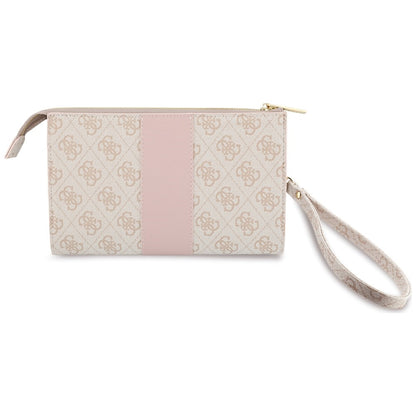 Universelle Handytasche, Guess, 4G Round Classic Logo Stripe, Rosa