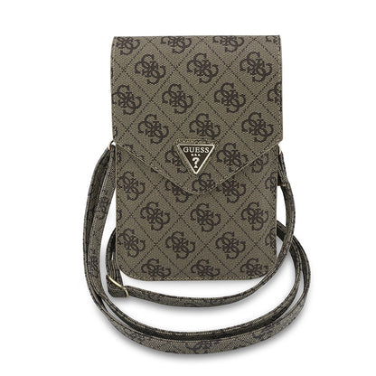 Universaltasche für Telefon, Guess, Fliptok Triangle 4G, Braun