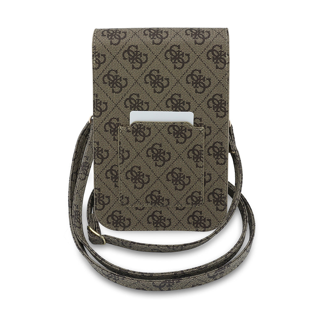 Universaltasche für Telefon, Guess, Fliptok Triangle 4G, Braun